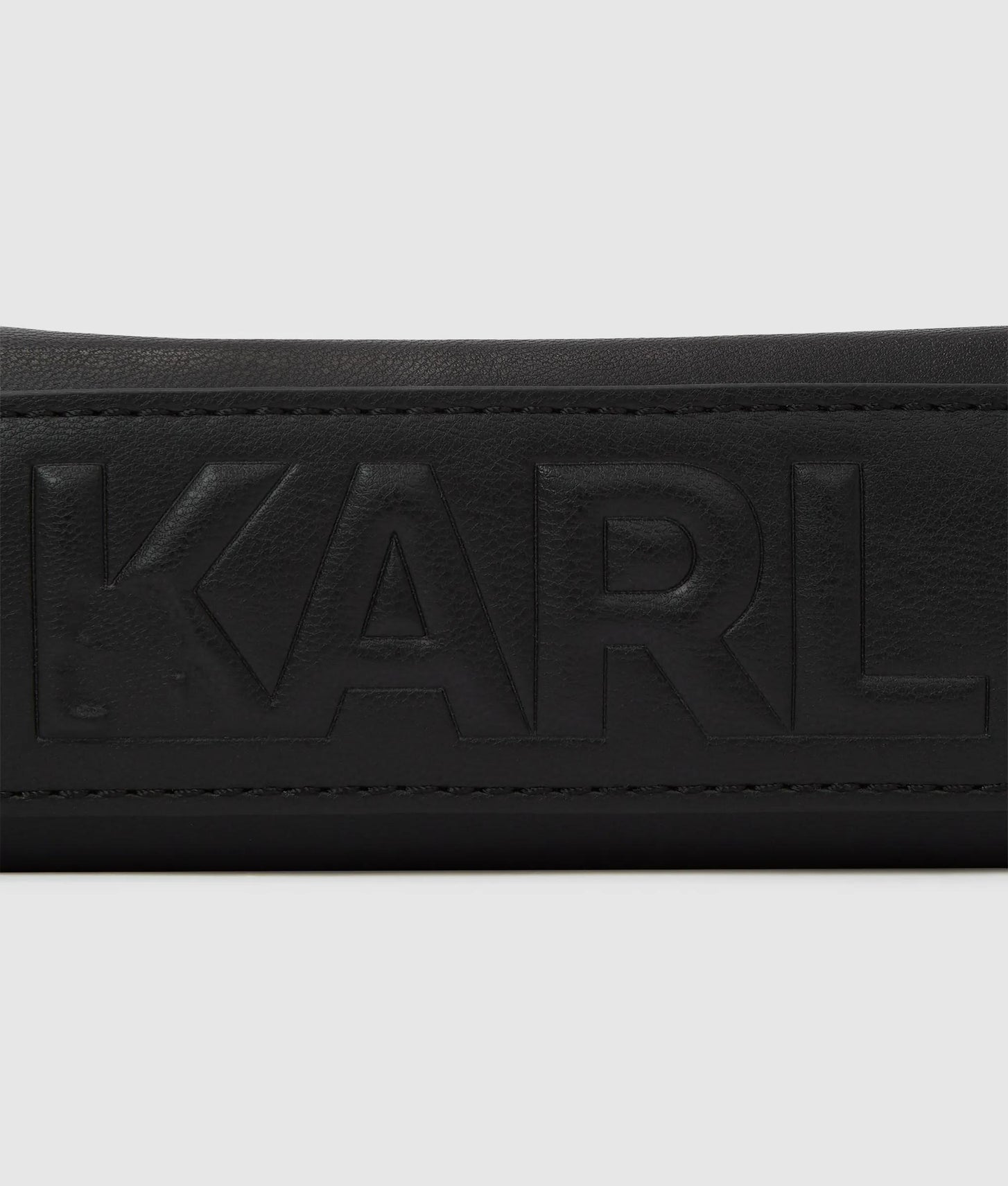 KarlLagerfeld Ikon Smooth Camera Bag Black