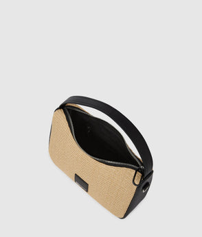 Karl Lagerfeld Short-Sleeved Tie Waist Shirt Black