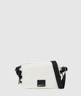 KarlLagerfeld Nylon Lace-Up Camera Bag White