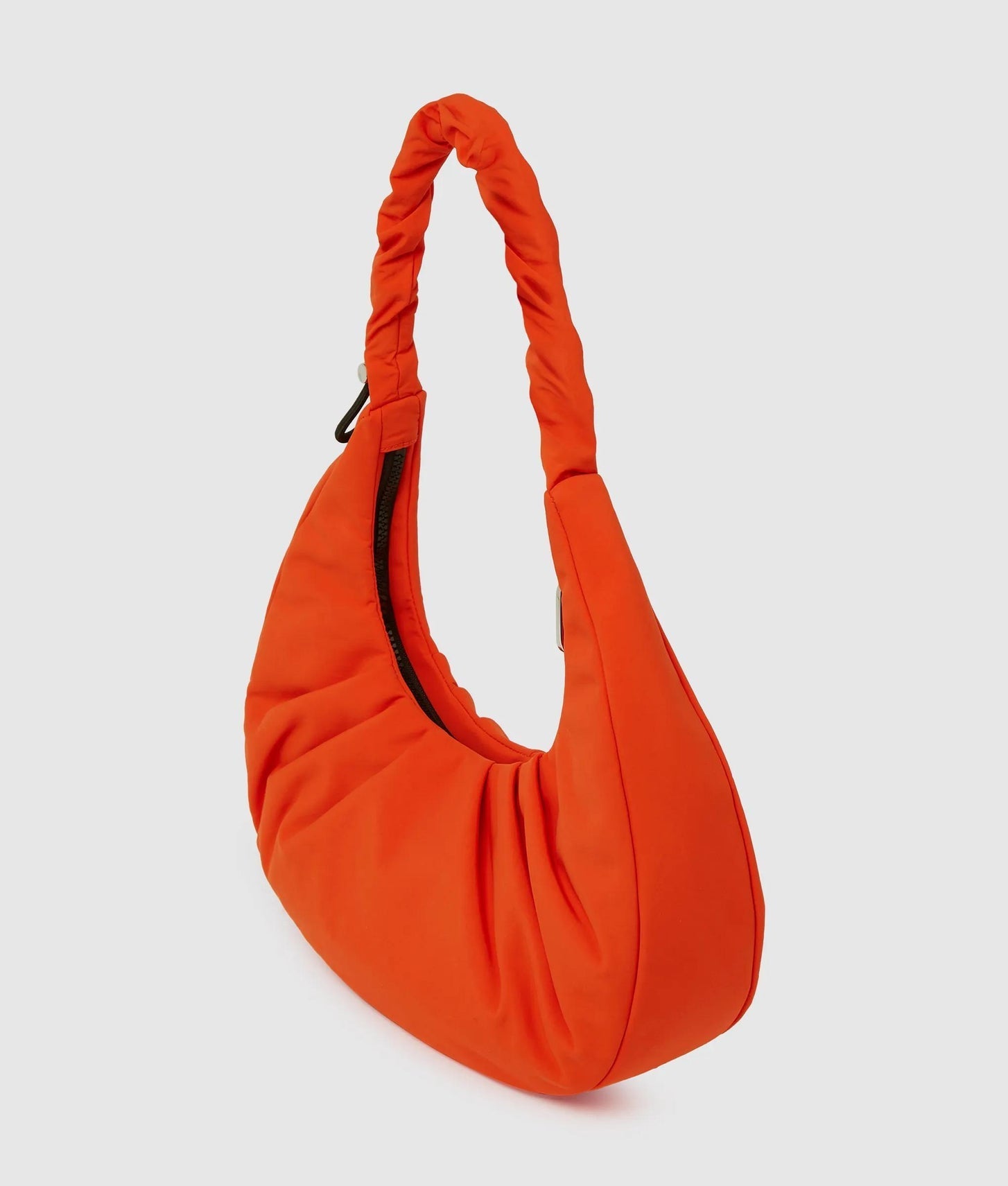 KarlLagerfeld Gathered Hobo Bag Grenadine