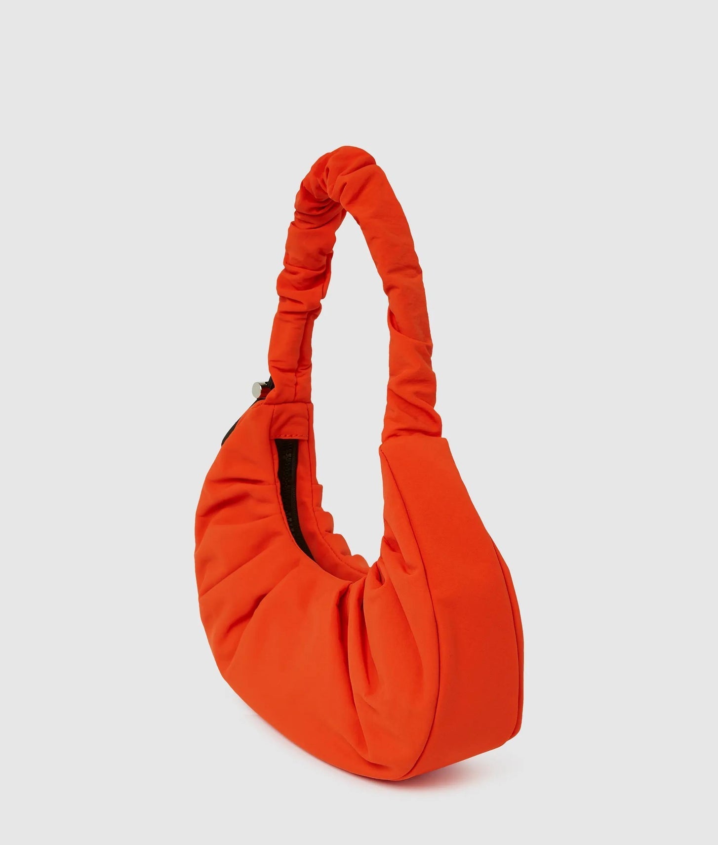 KarlLagerfeld Gathered Small Hobo Bag Grenadine
