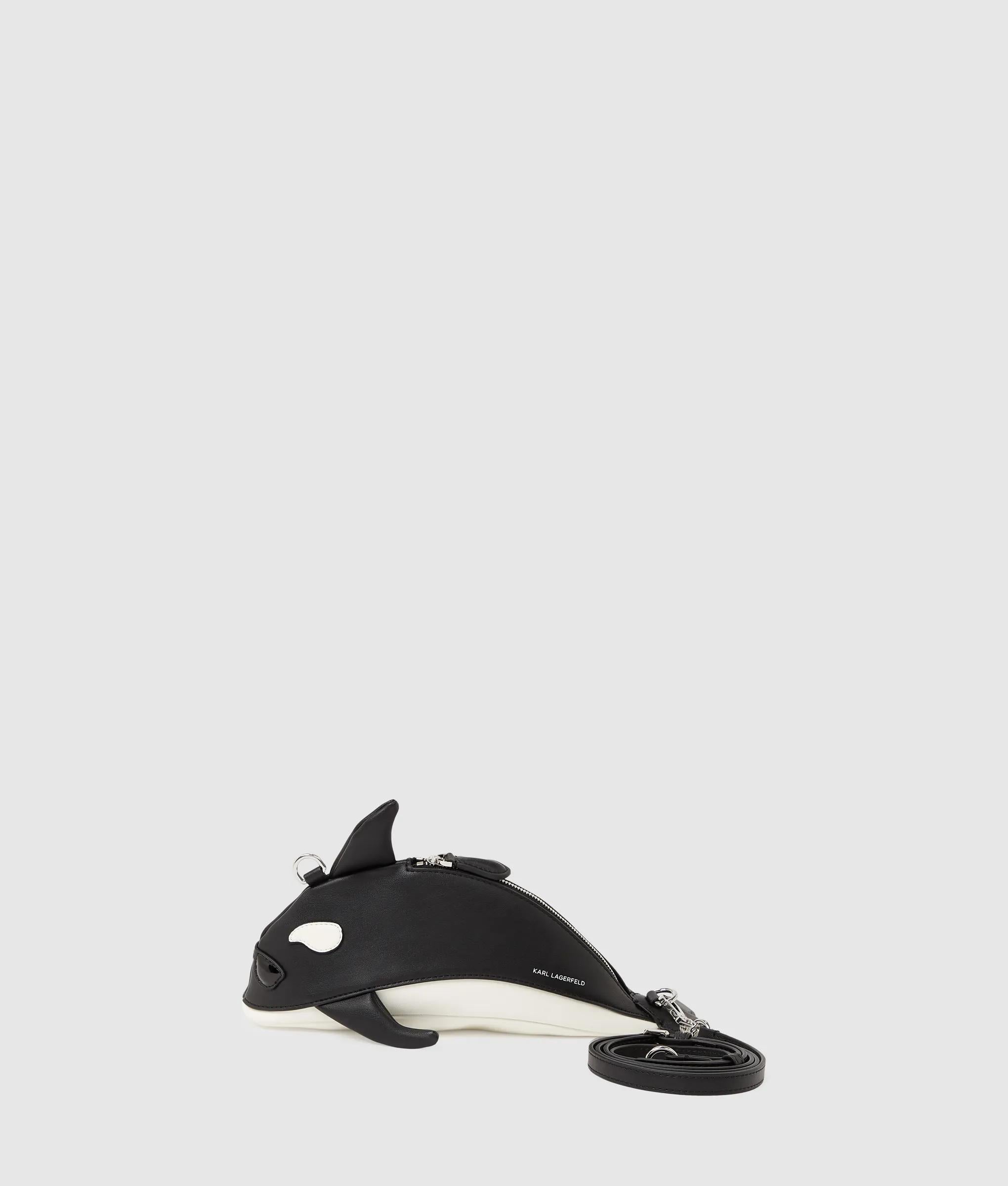 KarlLagerfeld Ikon Orca Crossbody Bag Black