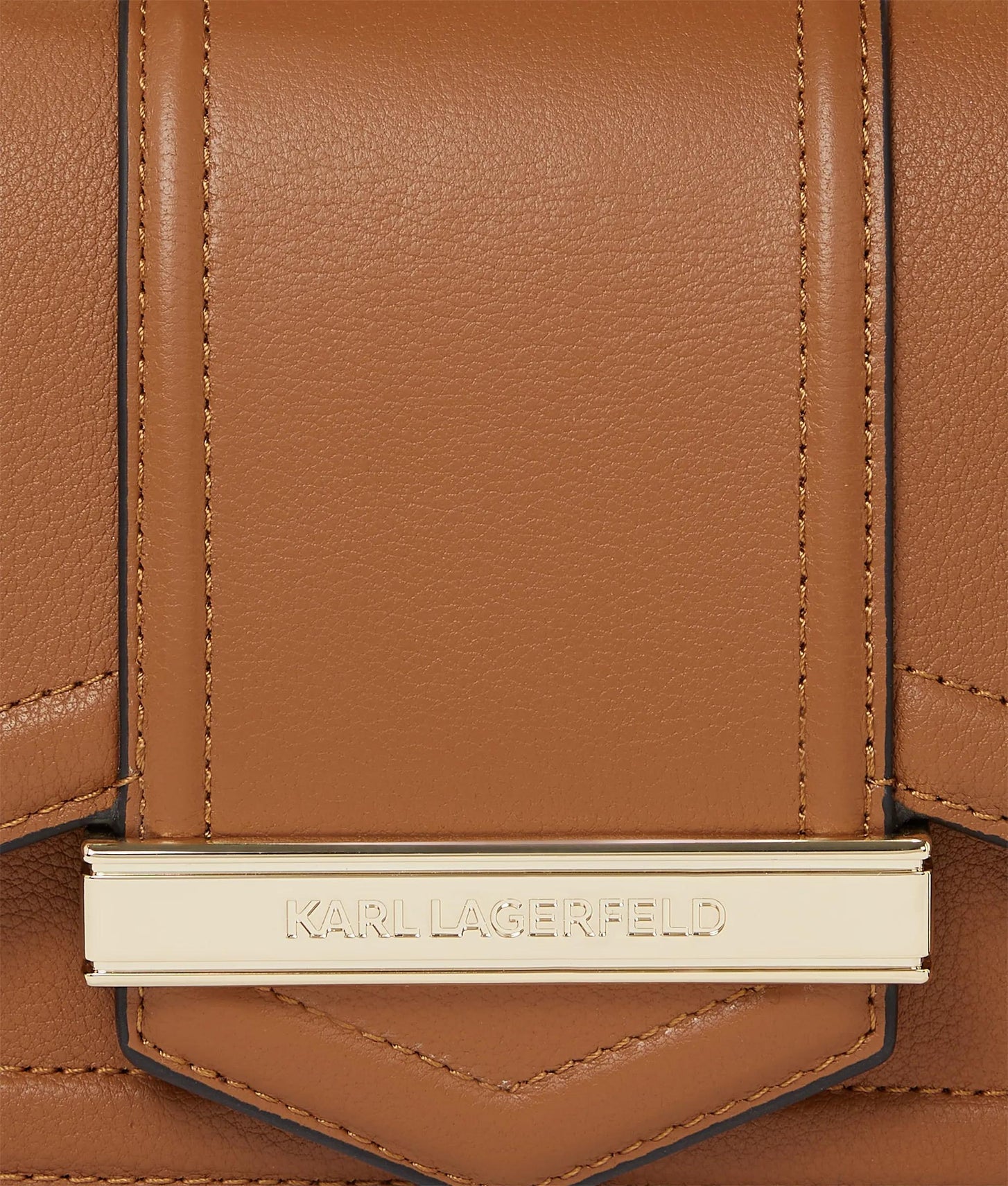 KarlLagerfeld Knova Small Crossbody Bag Dark Tan