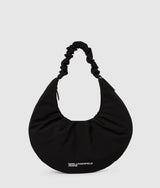KarlLagerfeld Gathered Large Hobo Bag Black