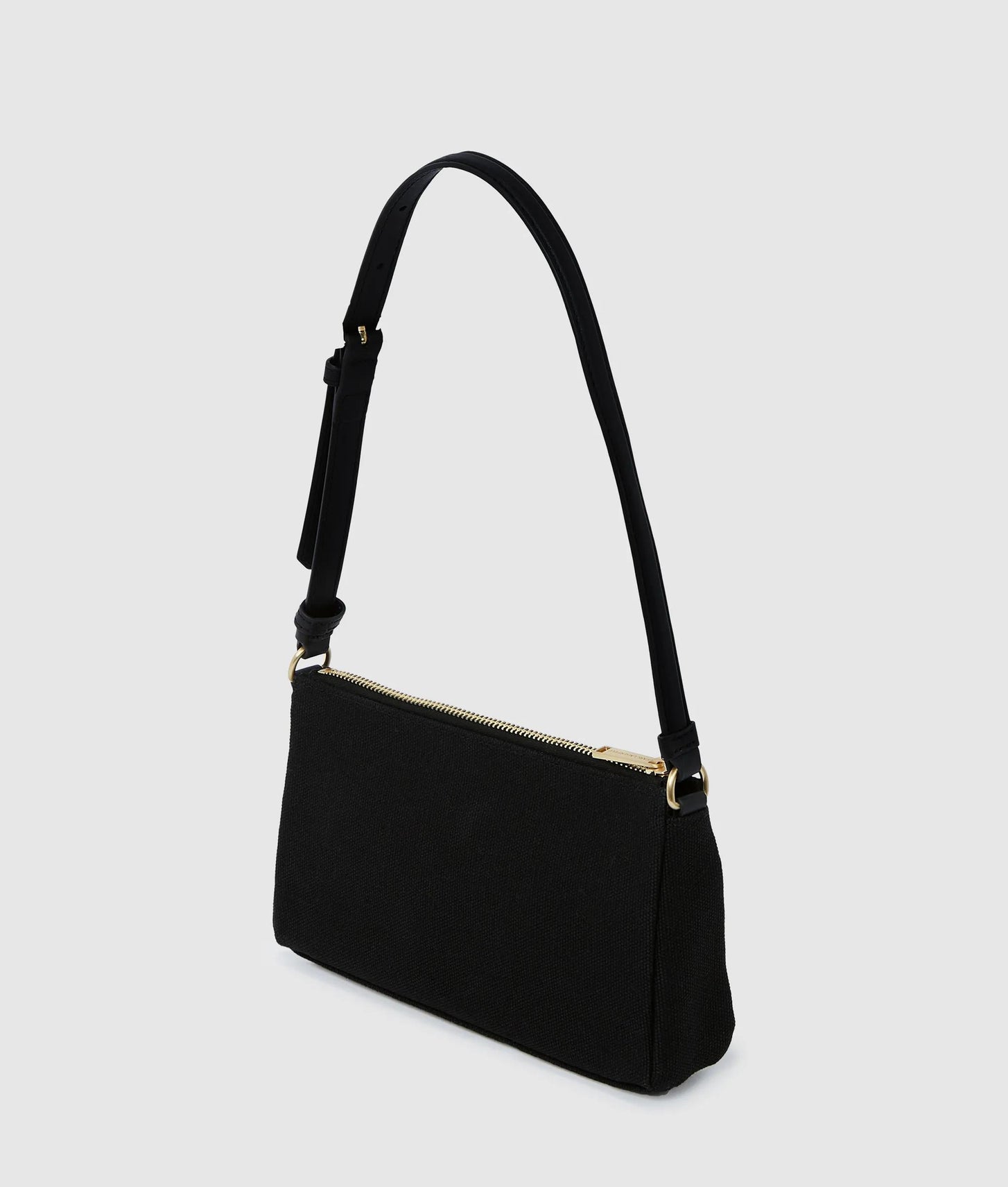 KarlLagerfeld Kl X Amber Valletta Kuilt Canvas Shoulder Bag Black