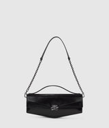 KarlLagerfeld Kl Studio Autograph Shoulder Bag Black-Nickel