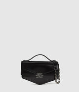 KarlLagerfeld Kl Studio Autograph Small Crossbody Bag Black-Nickel