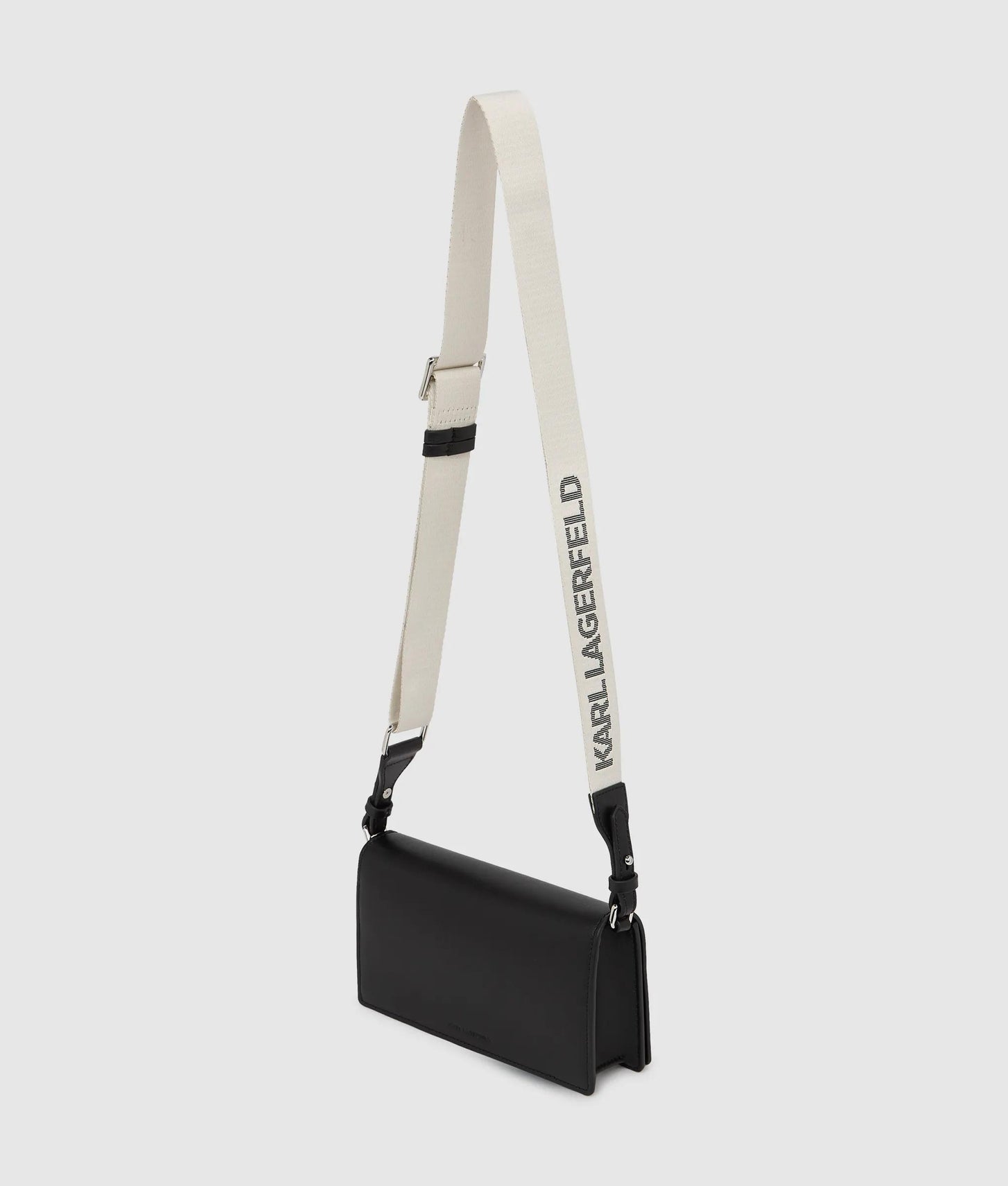 KarlLagerfeld Kcircle Mini Crossbody Bag Black-Nickel