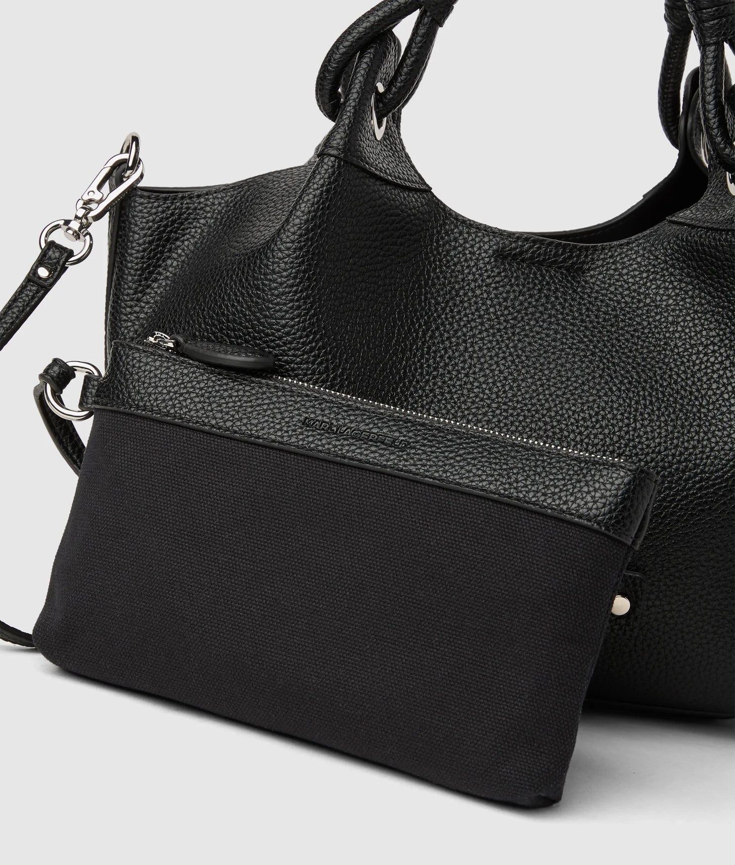 KarlLagerfeld Exclusive Kpremiere Small Tote Bag Black