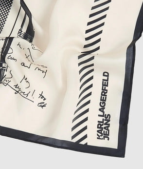 Karl Lagerfeld Logo Oxford Shirt White