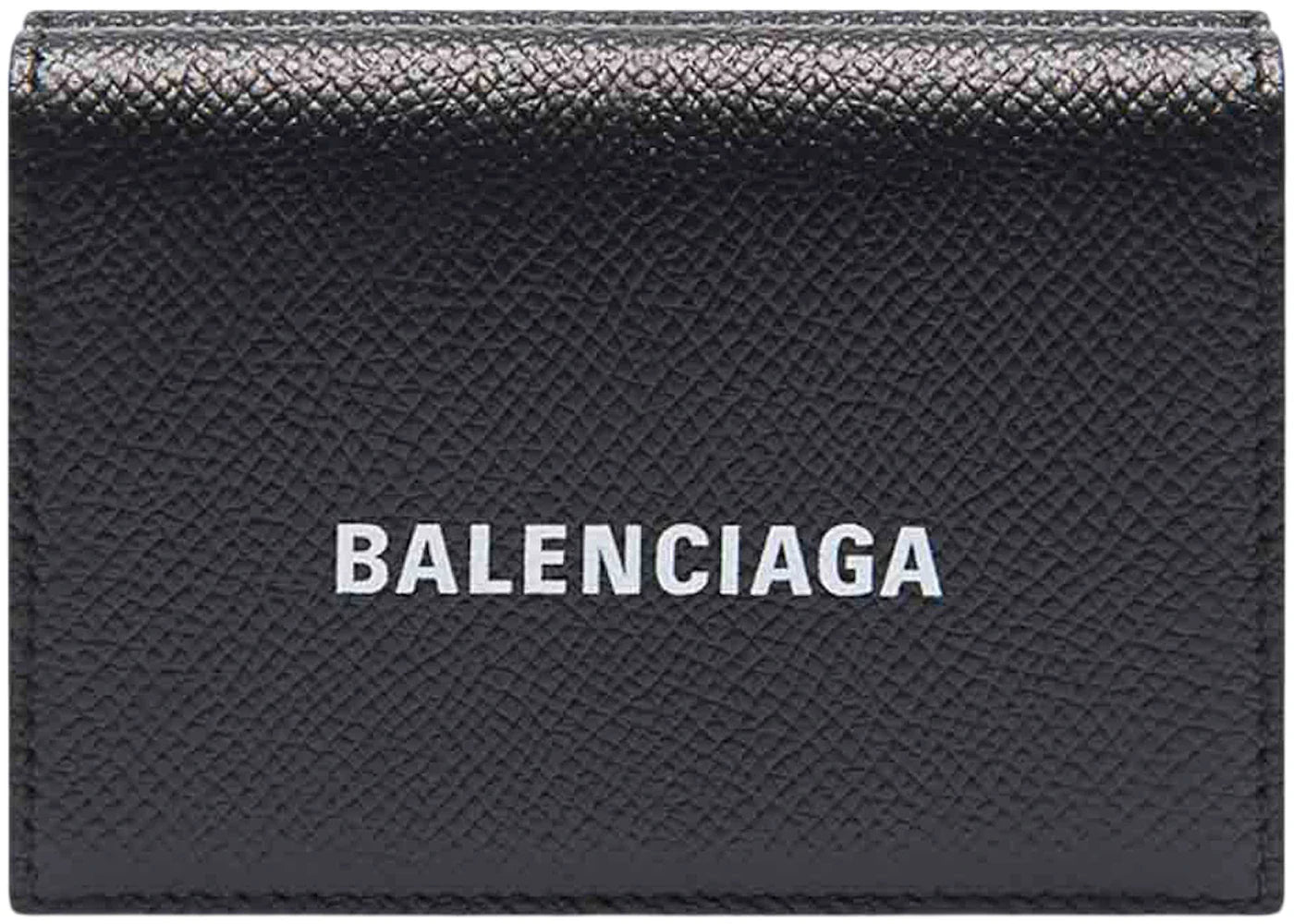 Balenciaga Mens Cash Wallet Mini Black/White
