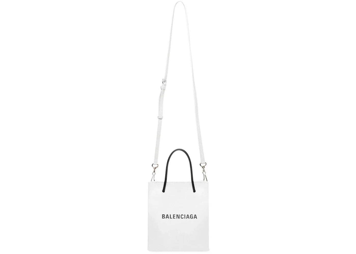 Balenciaga Shopping Tote Xxs White/Black