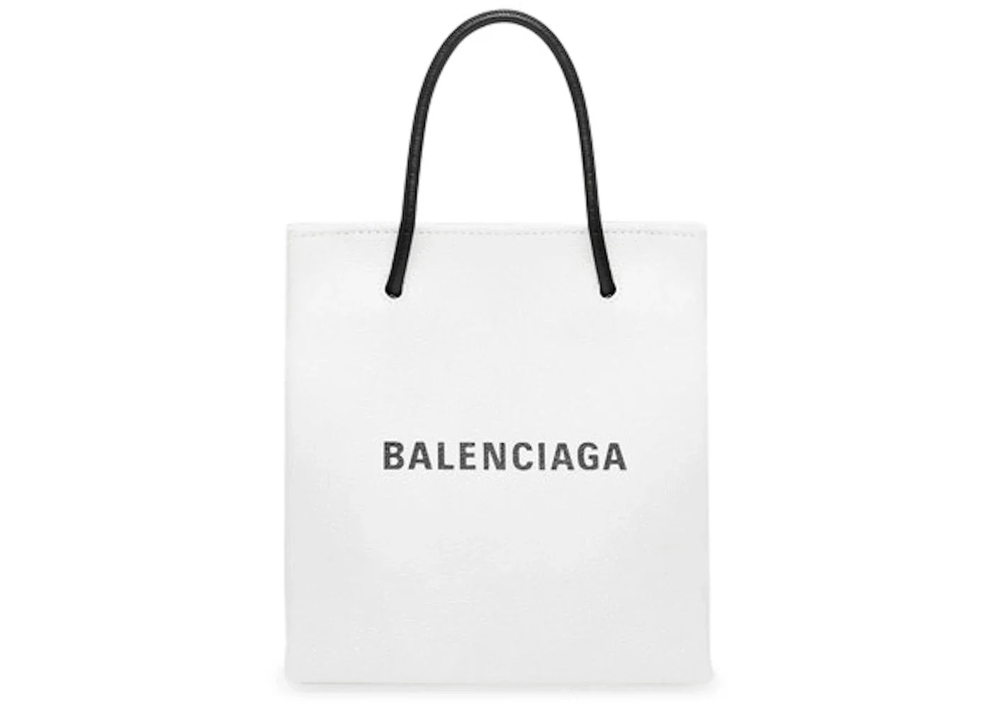 Balenciaga Shopping Tote Xxs White/Black