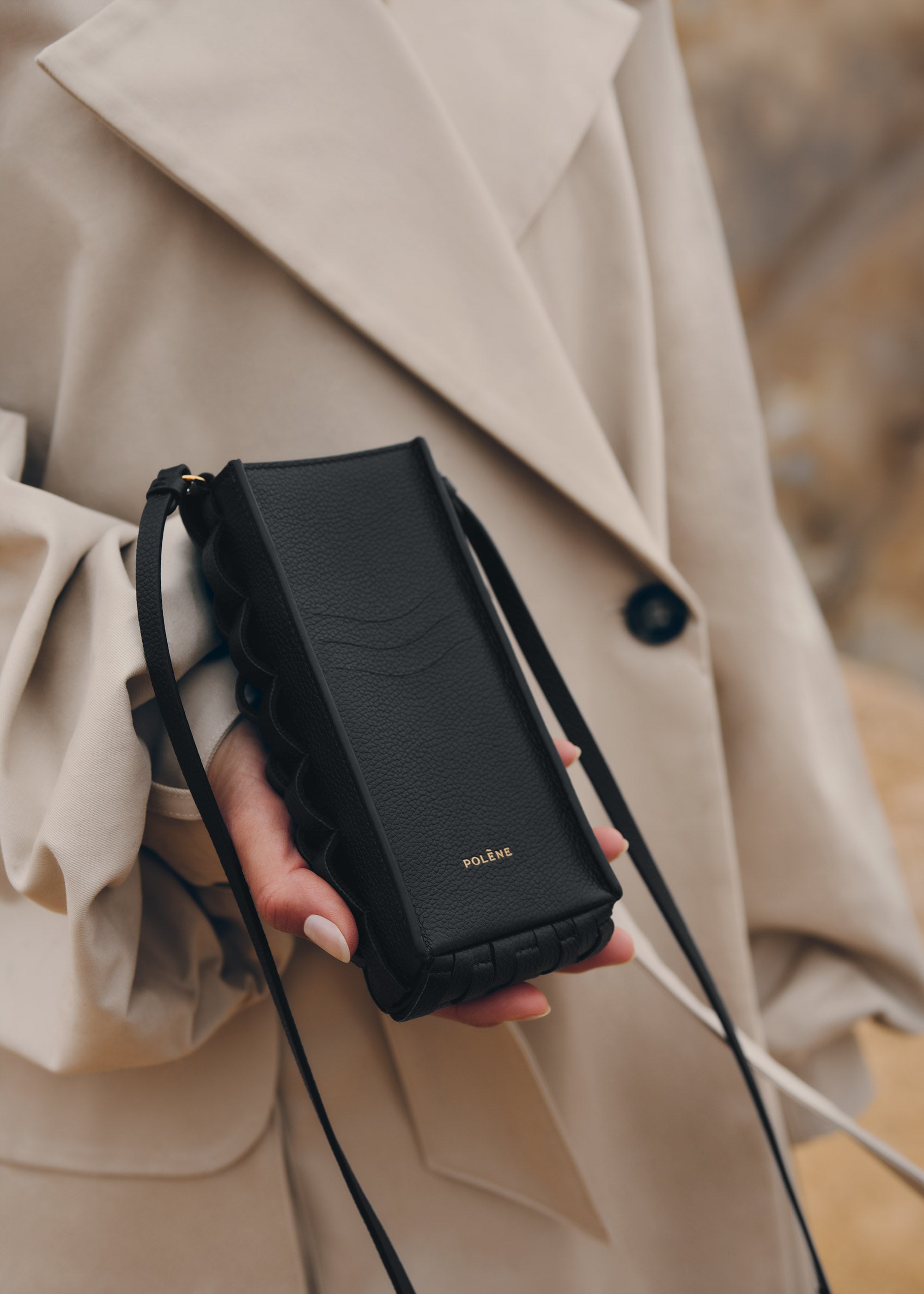 Polene Onda Phone Case - Black