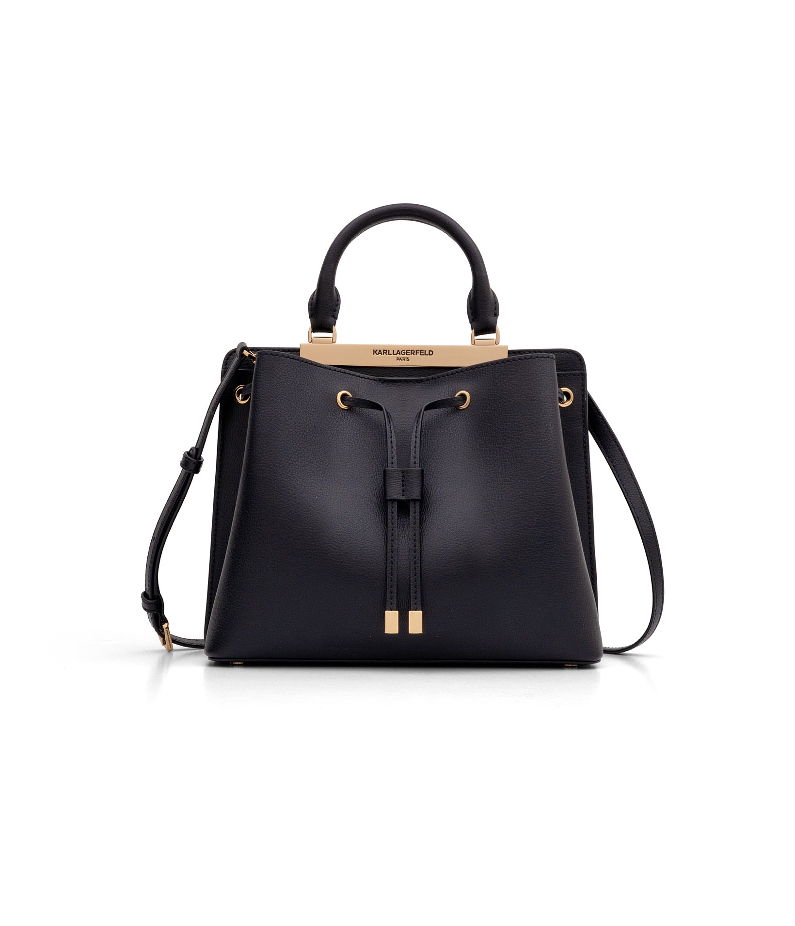 KarlLagerfeld Evelina bucket bag black / gold