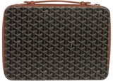 Goyard Universal Companion Goyardine Black/Tan