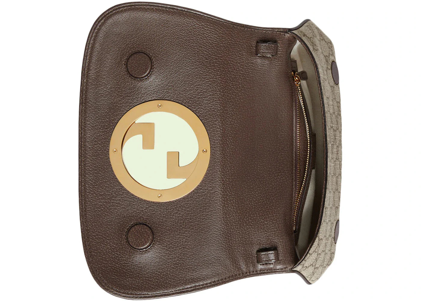 Gucci Blondie Shoulder Bag Gg Supreme Beige/Ebony
