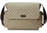 Gucci Diaper Bag Crossbody Gg Supreme Brown