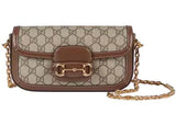 Gucci Horsebit 1955 Shoulder Bag Beige/Ebony