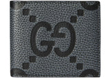 Gucci Maxi Gg Wallet Dark Grey And Black