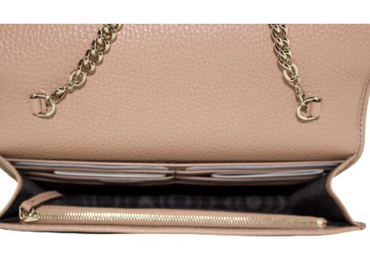Gucci Soho Disco Wallet On Chain Beige