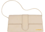Jacquemus Le Bambino Long Flap Shoulder Bag Dark Beige