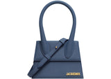 Jacquemus Le Chiquito Moyen Signature Handbag Dark Navy