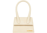 Jacquemus Le Chiquito Moyen Signature Handbag Ivory