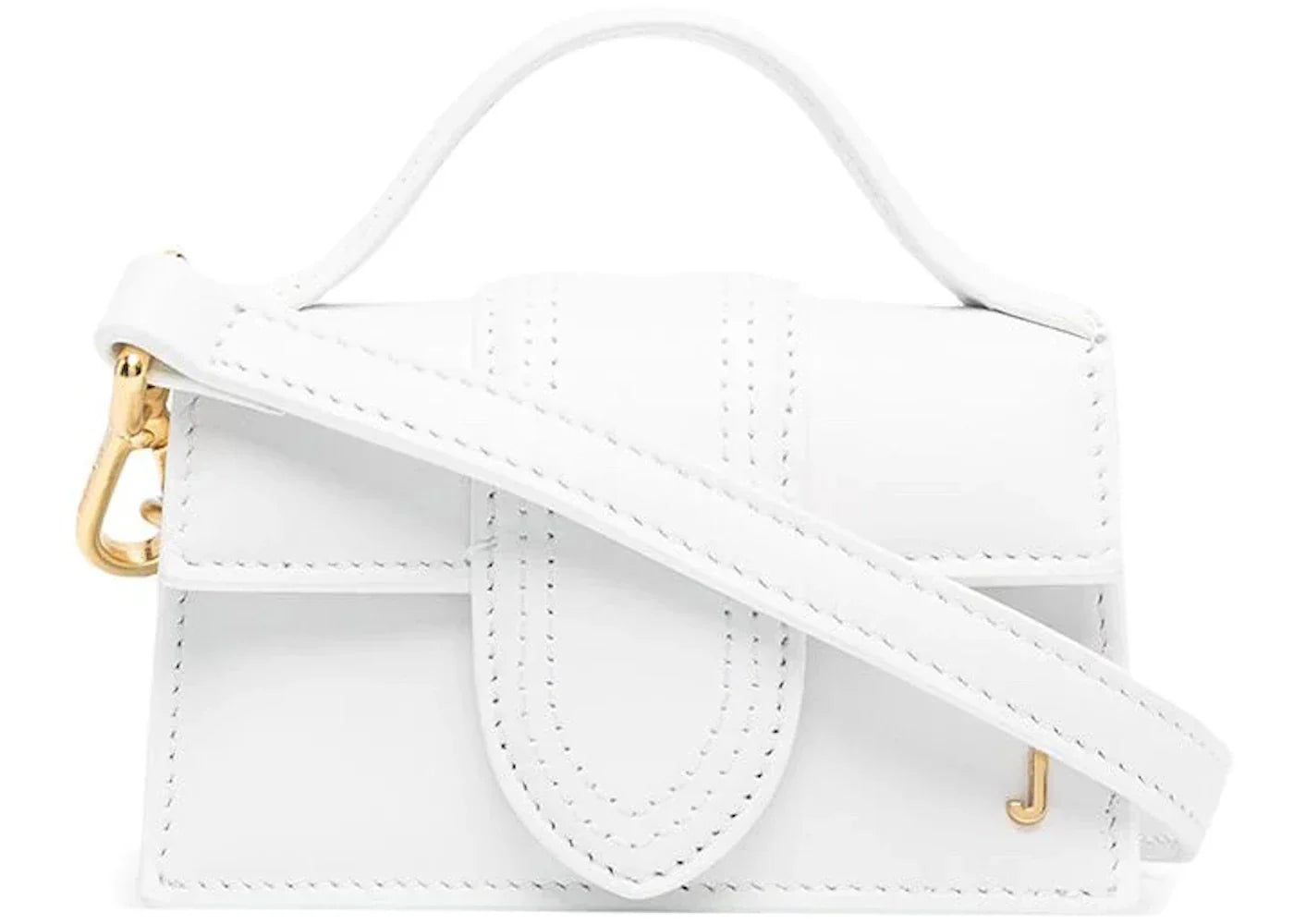 jacquemus le petit bambino mini bag white
