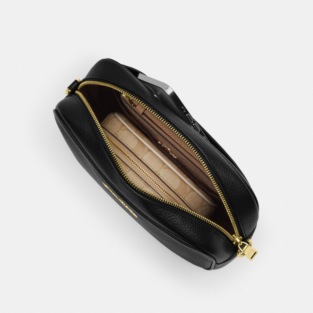 Coach Jamie Camera Bag Gold Black