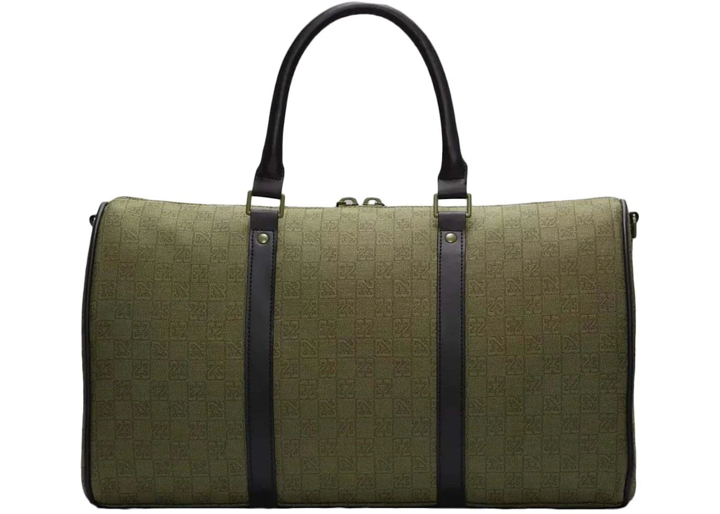 Jordan Monogram Duffle Bag Green Zipper Green