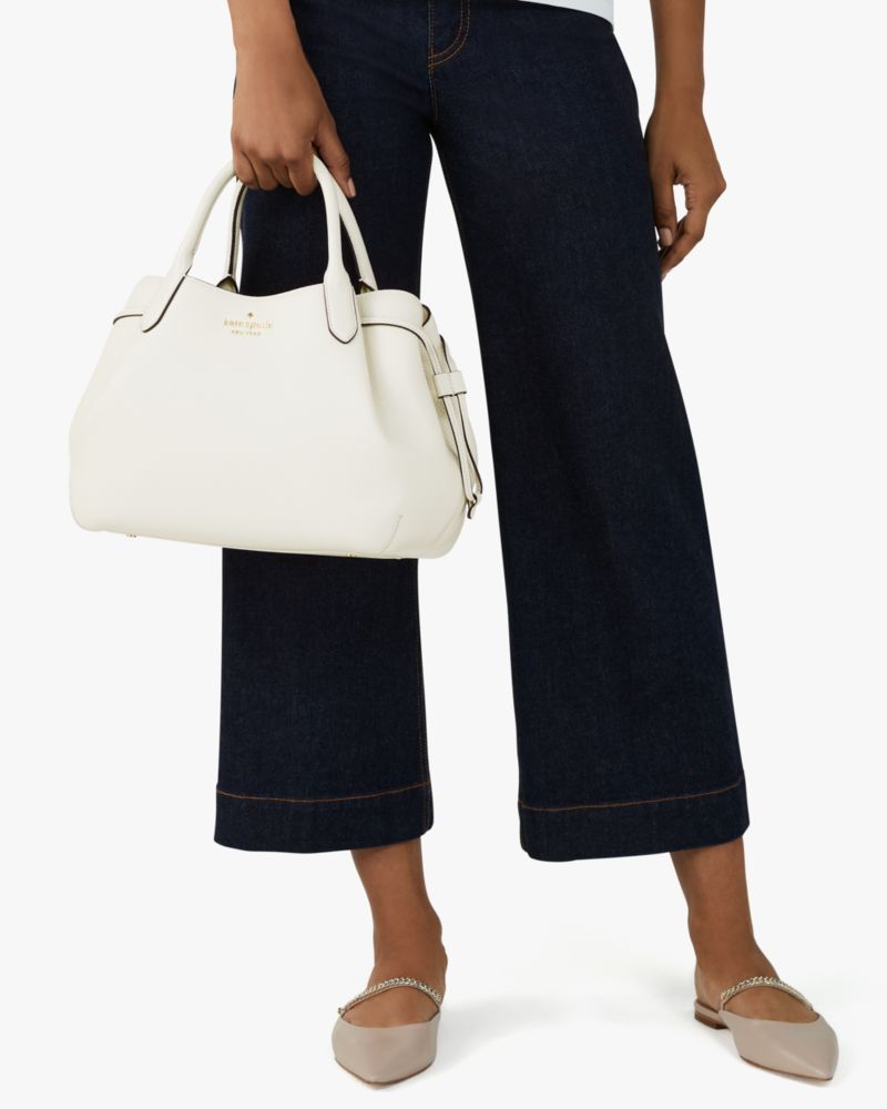 KateSpade Dumpling Large Satchel Bag Meringue