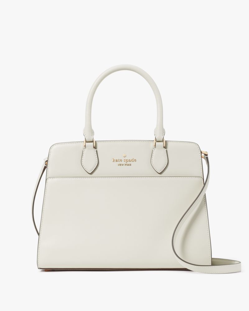 KateSpade Madison Medium Satchel Bag Meringue