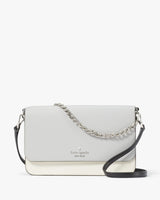 KateSpade Madison Willow Convertible Crossbody Platinum Grey Multi