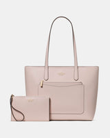 KateSpade Staci Large Tote Set Powdered Sugar