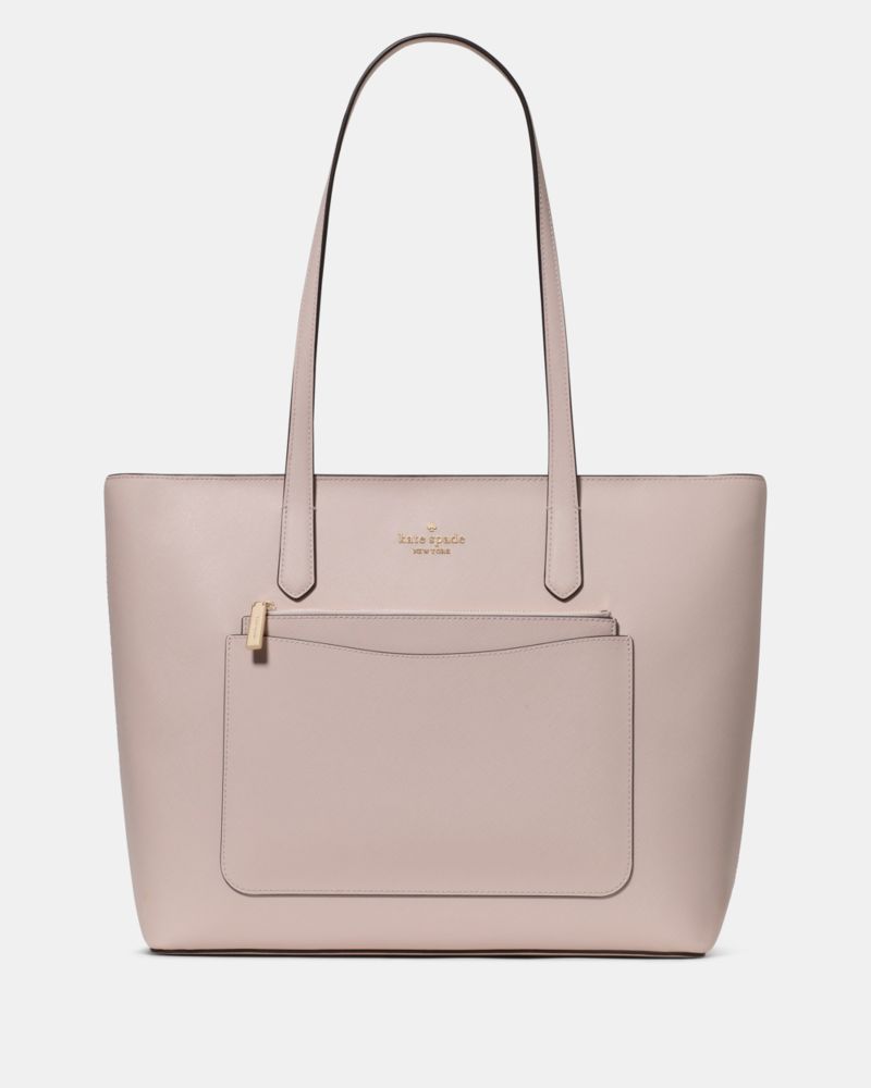 KateSpade Staci Large Tote Set Powdered Sugar