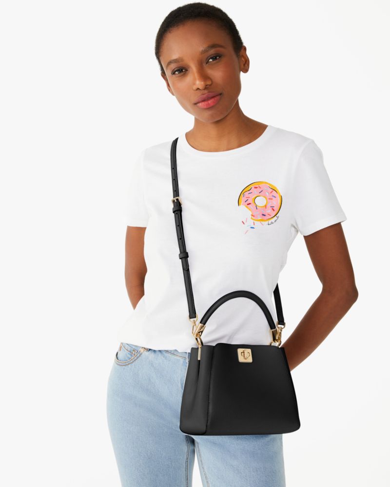 KateSpade Phoebe Small Top Handle Bag Black