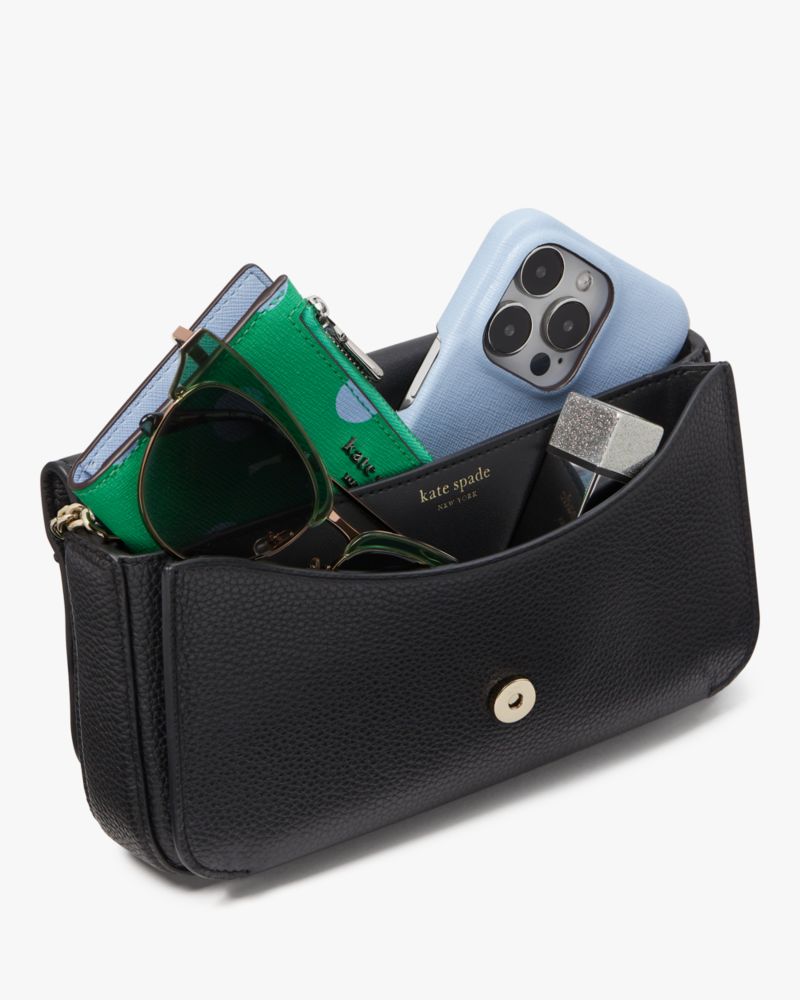 KateSpade Ava Flap Chain Wallet Back To School Blues