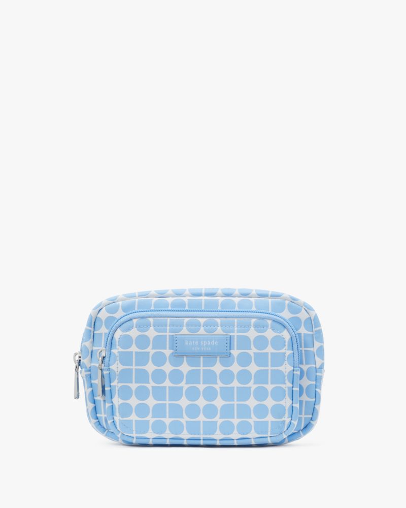 KateSpade Noel Jacquard Belt Bag Astral Blue Multi