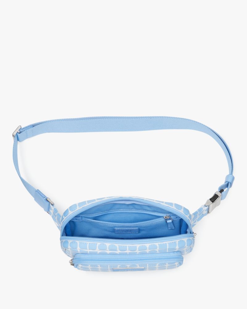 KateSpade Noel Jacquard Belt Bag Astral Blue Multi