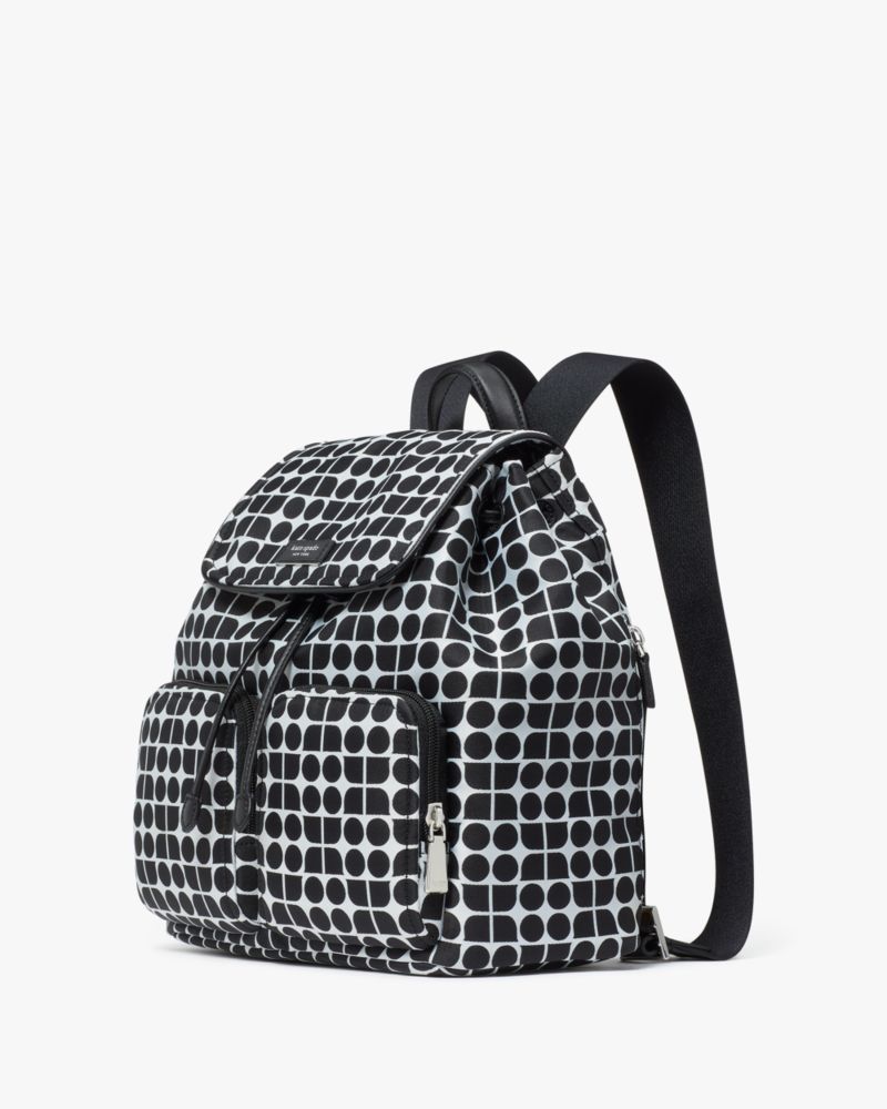 KateSpade Noel Jacquard Backpack Black Multi