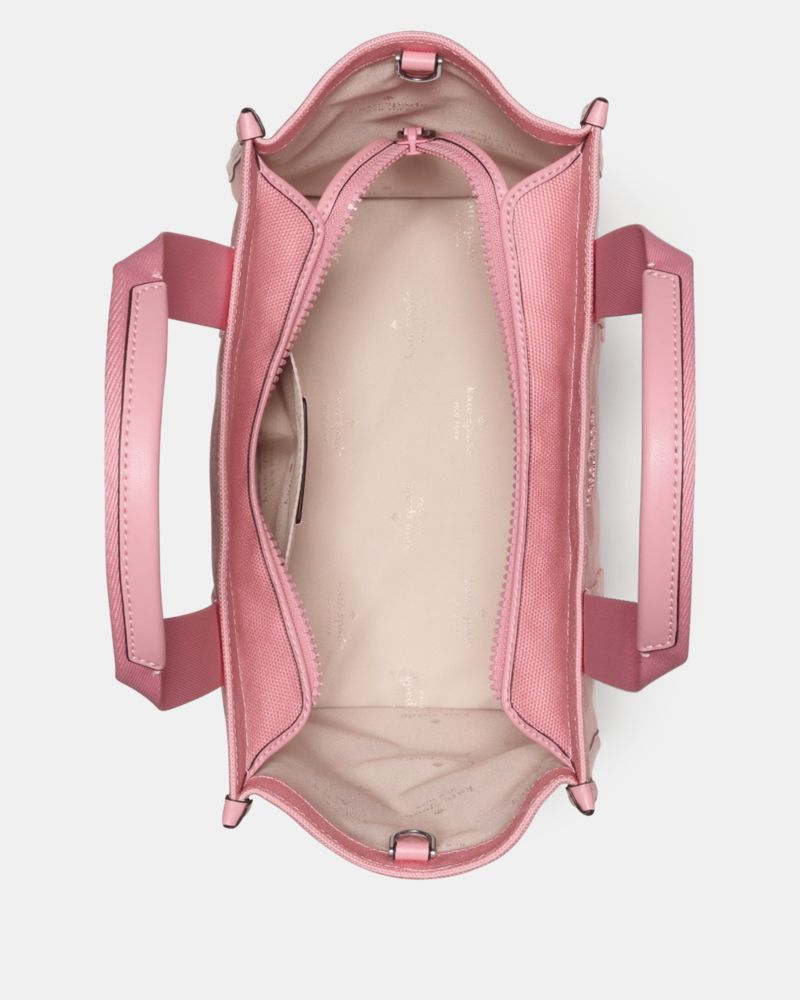 KateSpade Kip Canvas Small Tote Grapefruit Soda