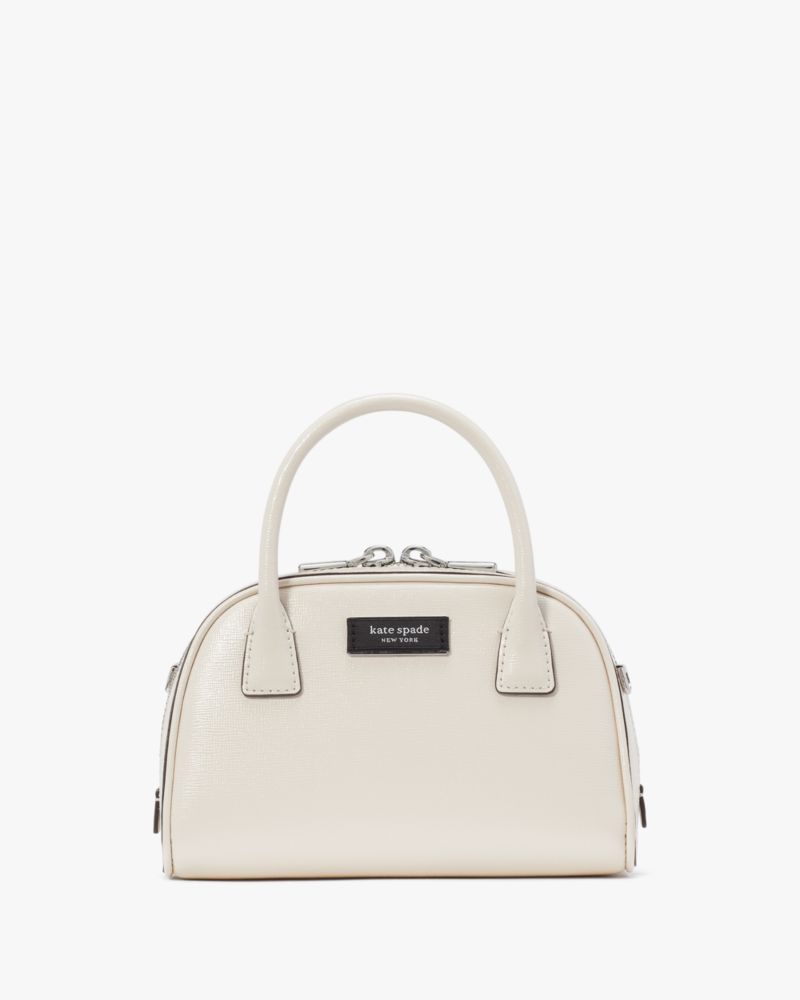 KateSpade Sam Icon Mini Duffle Bag Parchment