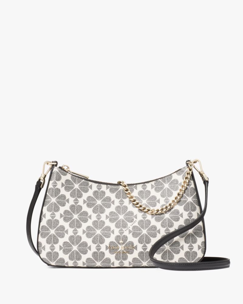KateSpade Signature Spade Flower Medium Convertible Crossbody Black Multi
