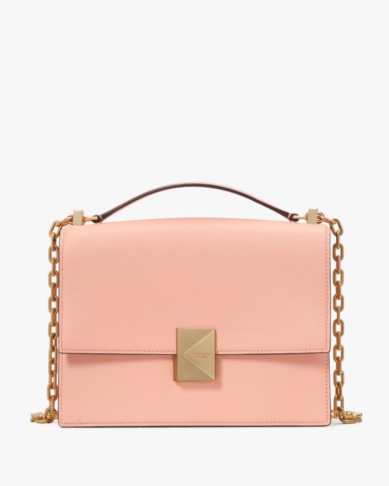 KateSpade Deco Chain Shoulder Bag Apricot Cream