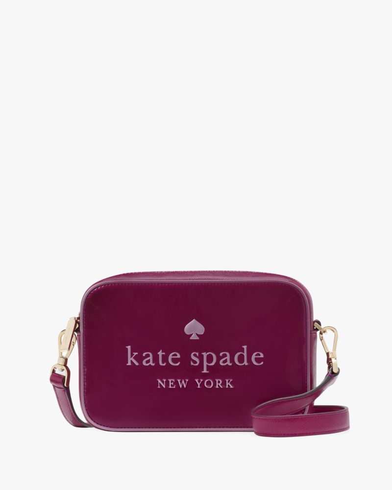 KateSpade Oh Snap Mini Camera Bag Dark Raspberry Multi