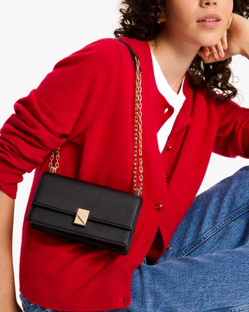 KateSpade Deco Mini Crossbody Bag Black