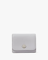KateSpade Kayla Small L Zip Wallet Mountain Grey