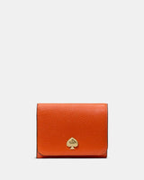 KateSpade Kayla Small L Zip Wallet Fiery Orange