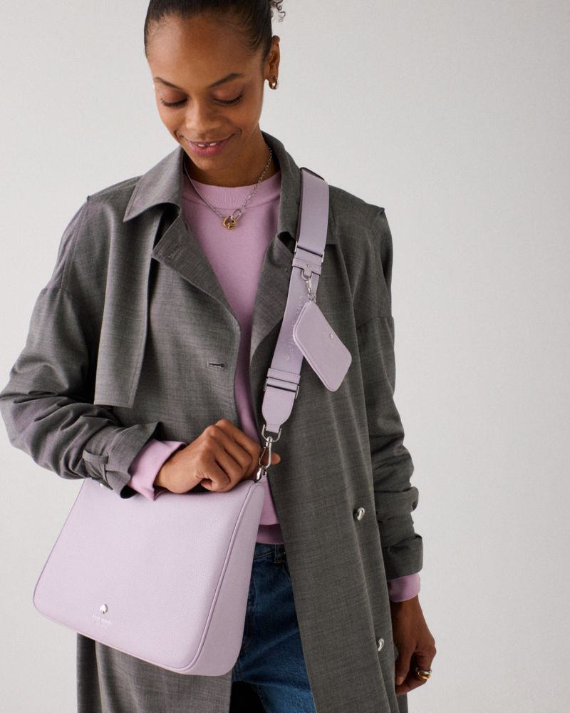 KateSpade Emma Large Crossbody Bag Light Frozen Lilac